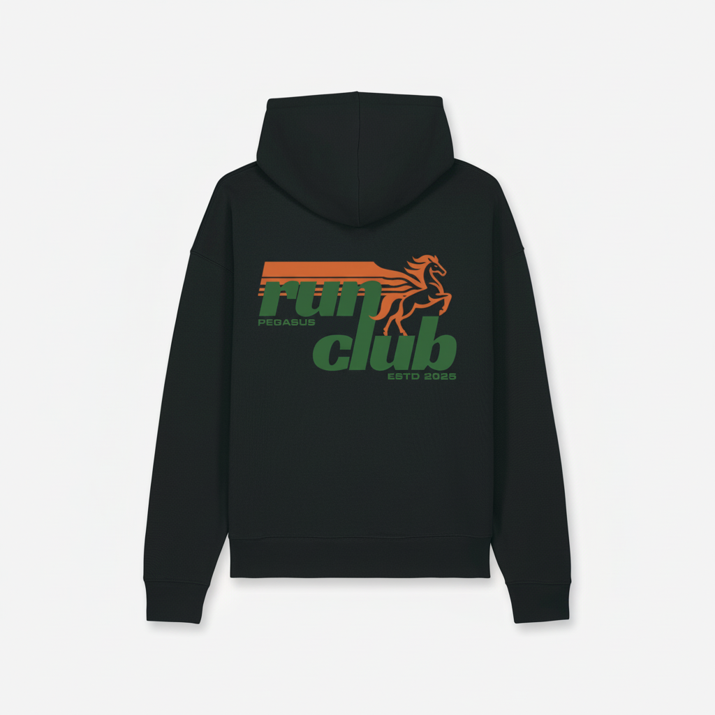 Run Club Hoodie - Black