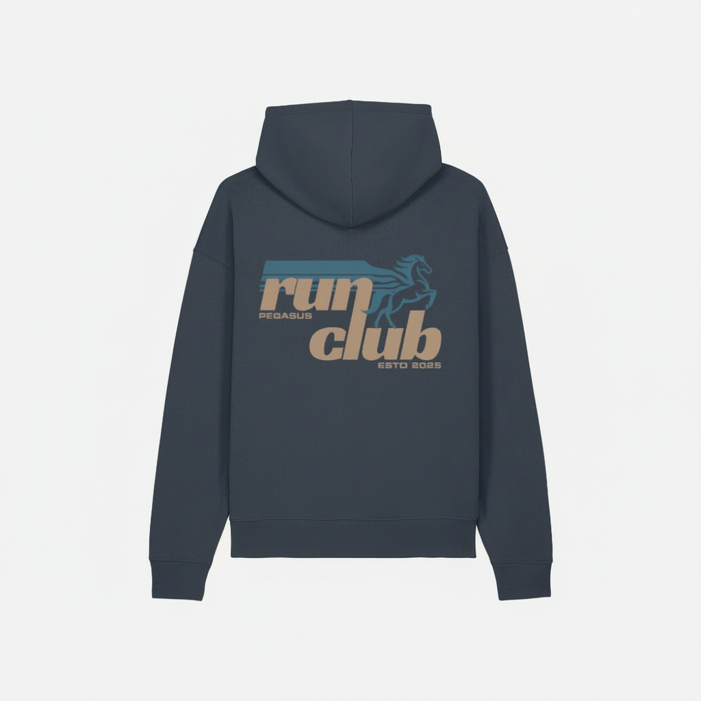 Run Club Hoodie - India Ink Grey