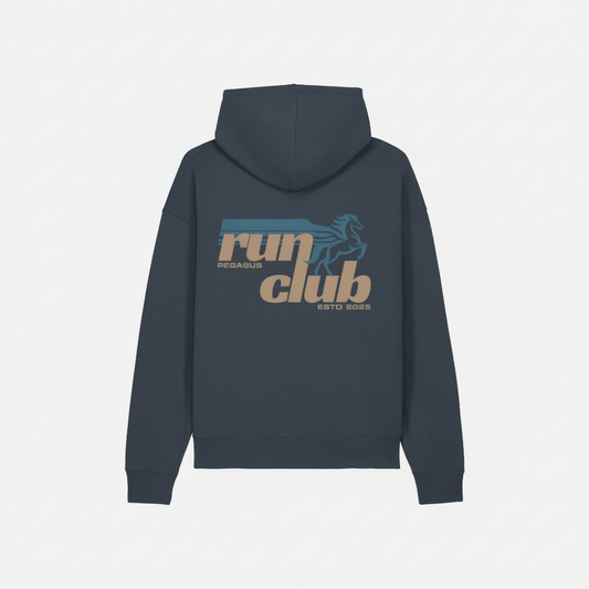 Run Club Hoodie - India Ink Grey